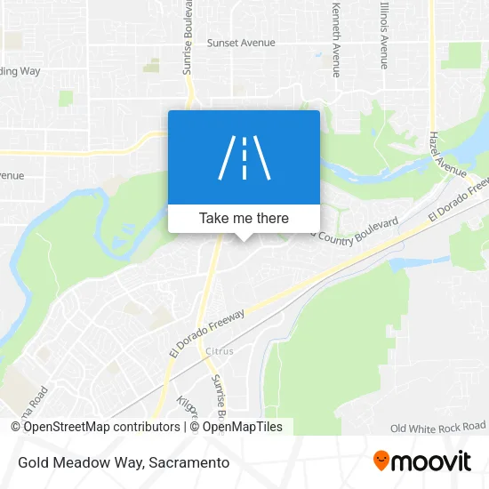 Mapa de Gold Meadow Way