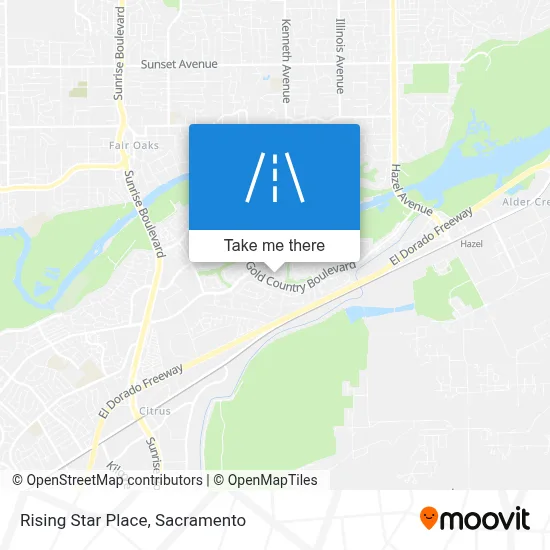 Rising Star Place map