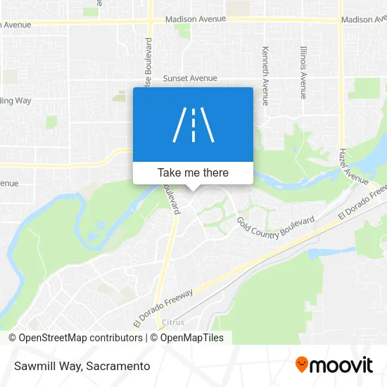 Mapa de Sawmill Way