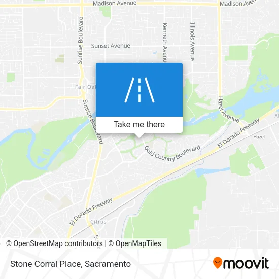 Mapa de Stone Corral Place