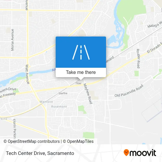 Tech Center Drive map