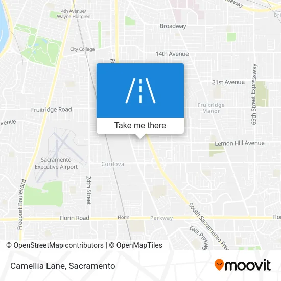 Camellia Lane map