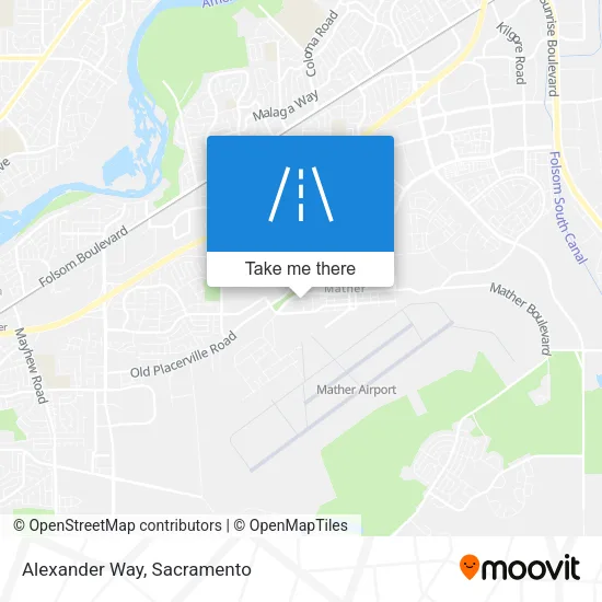 Alexander Way map