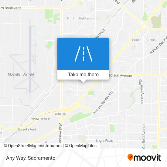 Any Way map