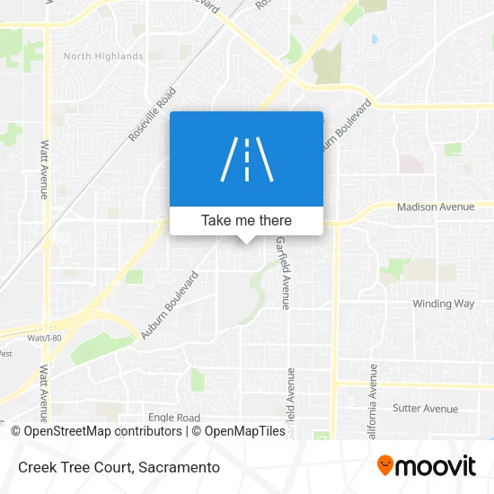 Creek Tree Court map