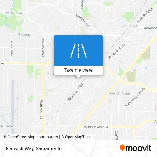 Fenwick Way map