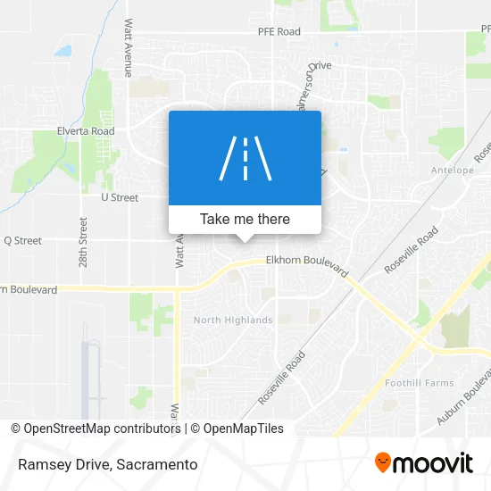 Ramsey Drive map