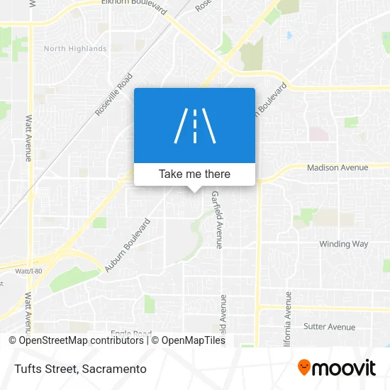 Tufts Street map