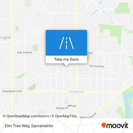 Elm Tree Way map