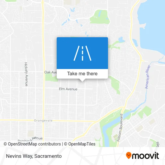 Nevins Way map