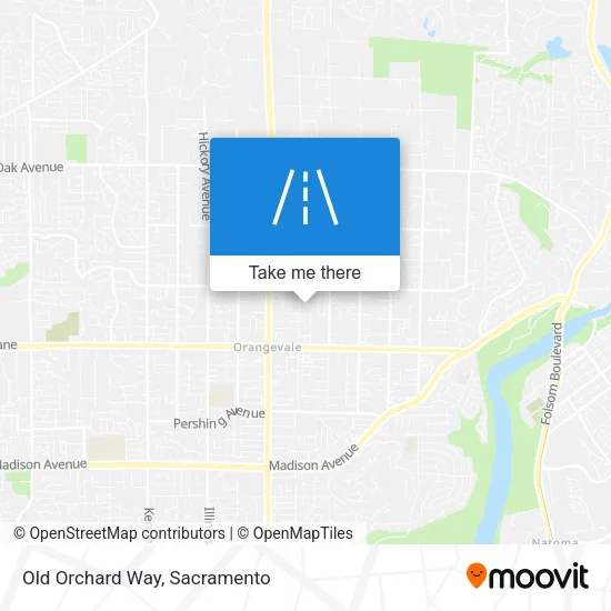 Old Orchard Way map