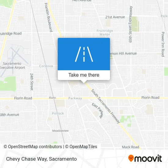 Chevy Chase Way map