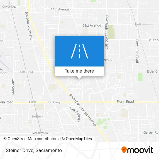 Steiner Drive map