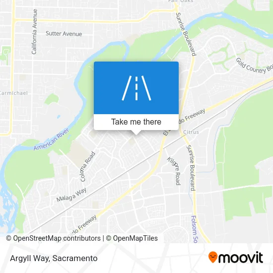 Argyll Way map