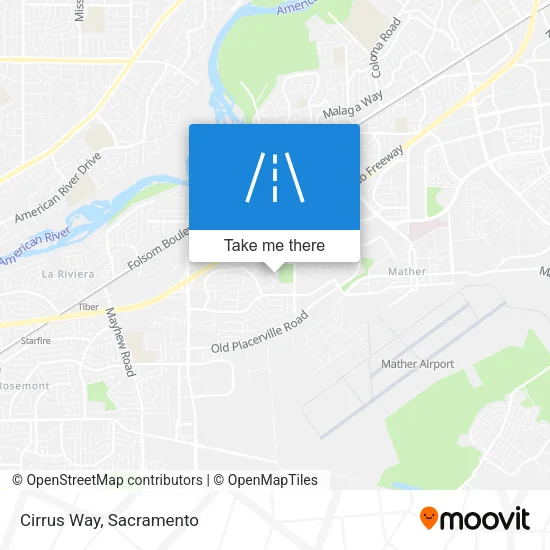 Cirrus Way map