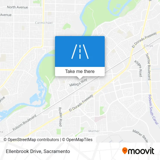 Ellenbrook Drive map