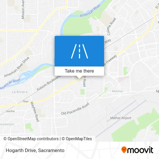 Hogarth Drive map