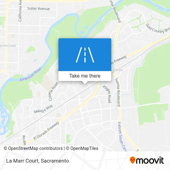 La Marr Court map