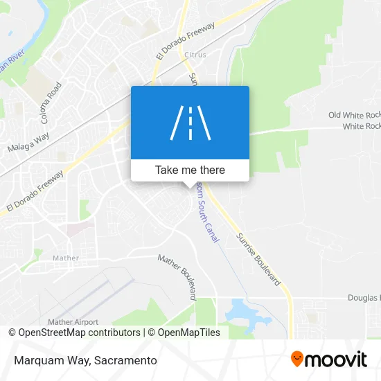 Marquam Way map