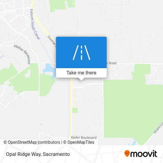 Opal Ridge Way map