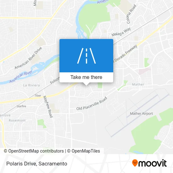 Polaris Drive map