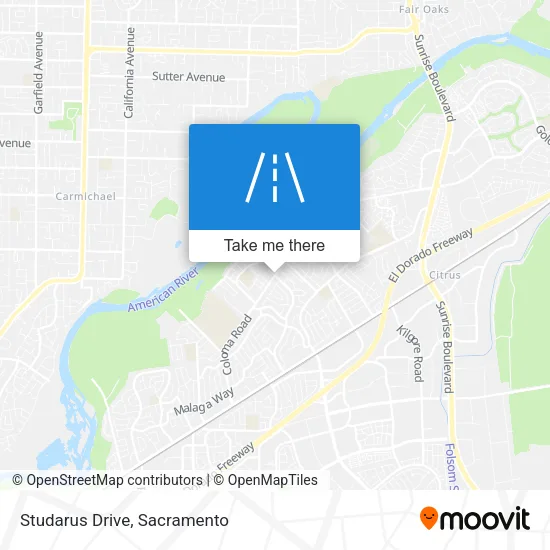 Studarus Drive map
