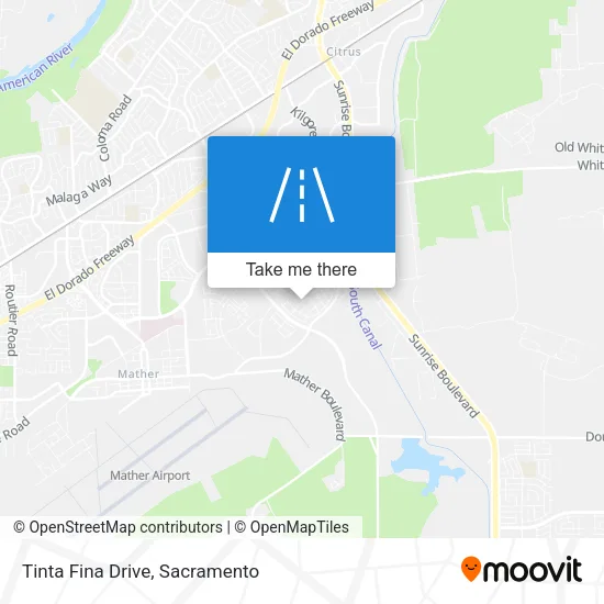 Tinta Fina Drive map