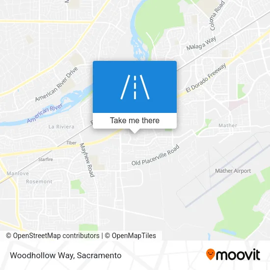 Woodhollow Way map
