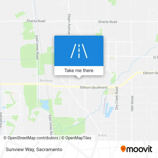 Sunview Way map