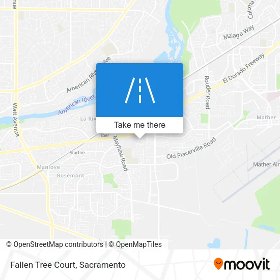 Fallen Tree Court map