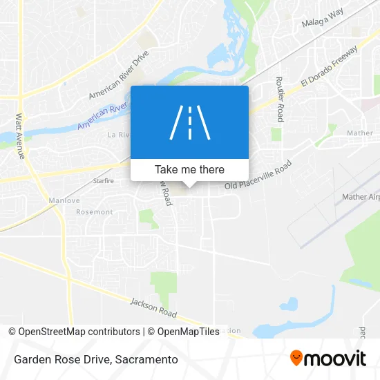 Garden Rose Drive map
