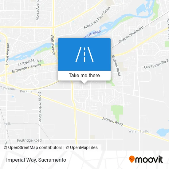 Imperial Way map