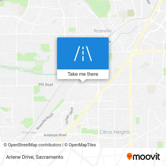 Arlene Drive map