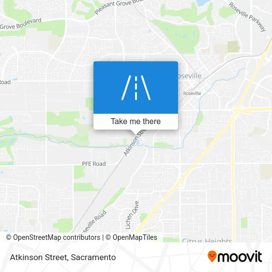 Mapa de Atkinson Street
