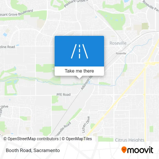 Mapa de Booth Road