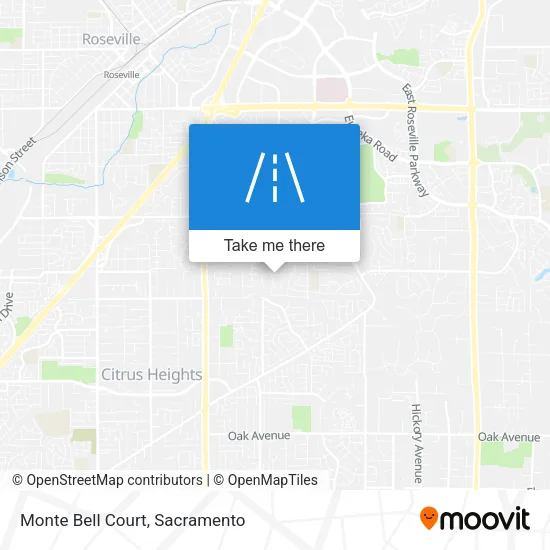 Monte Bell Court map