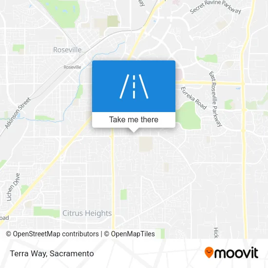 Terra Way map
