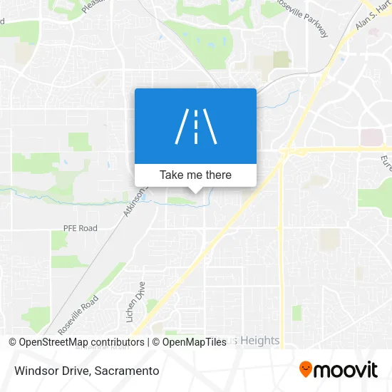 Mapa de Windsor Drive