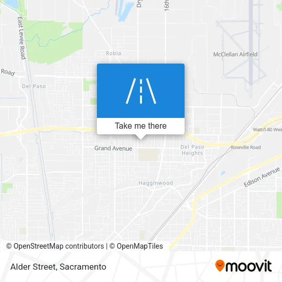Alder Street map