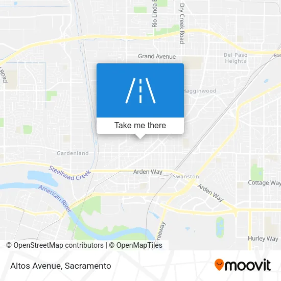 Altos Avenue map