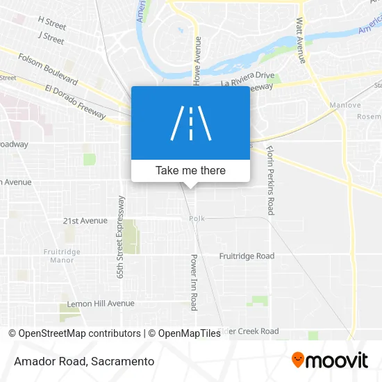 Amador Road map