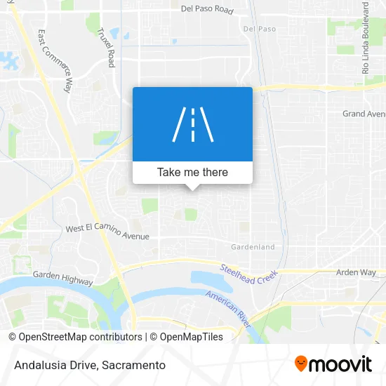 Andalusia Drive map