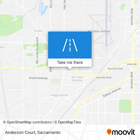 Mapa de Anderson Court