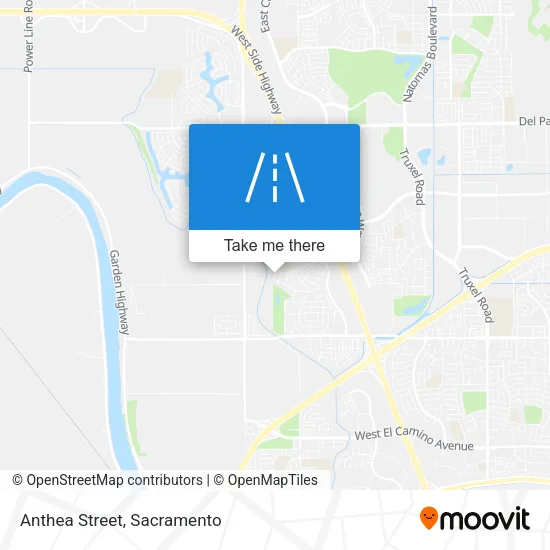 Anthea Street map