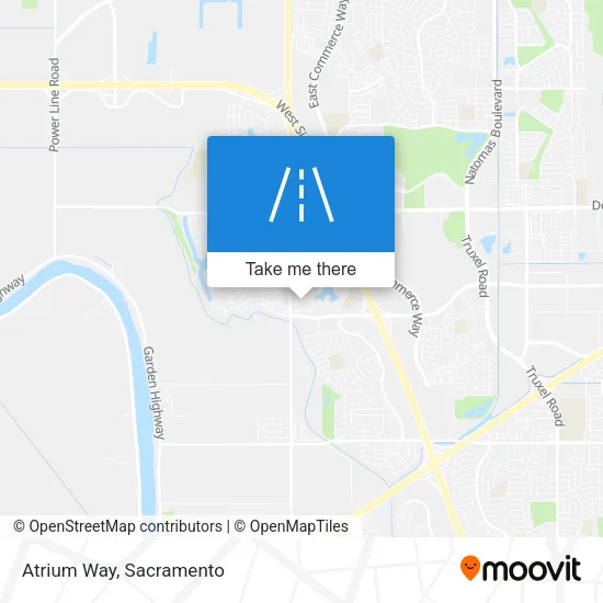 Atrium Way map