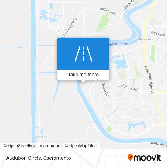 Audubon Circle map