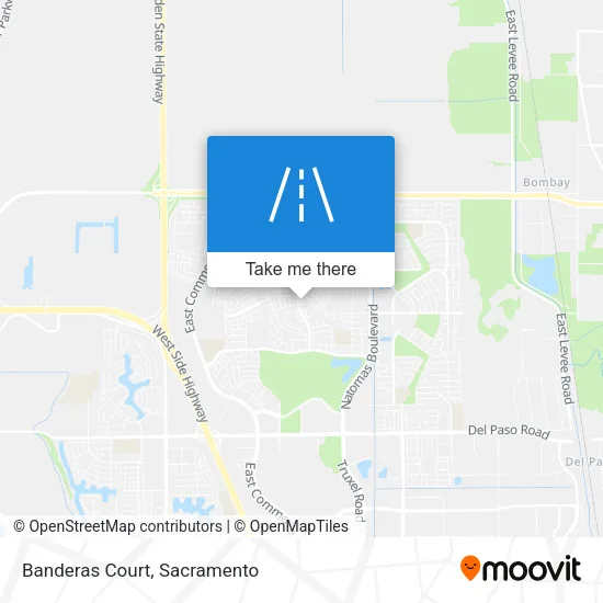 Banderas Court map