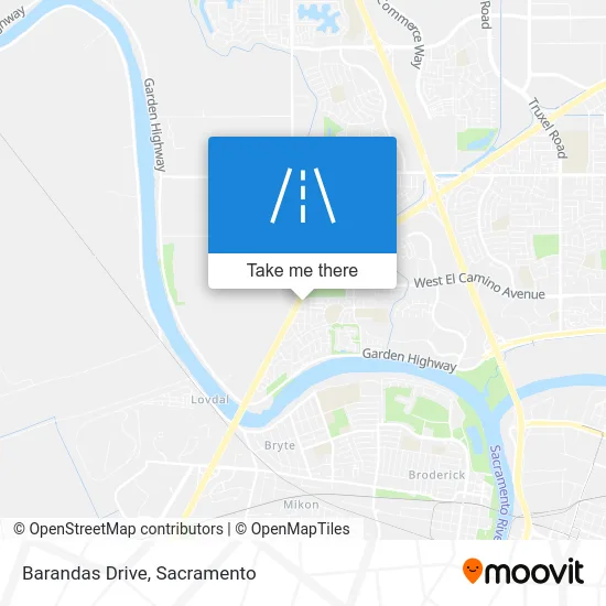 Barandas Drive map