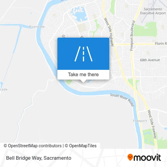 Bell Bridge Way map