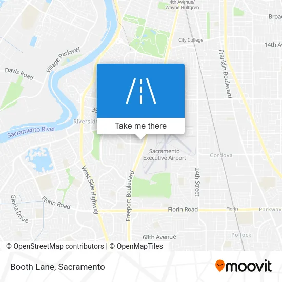 Booth Lane map